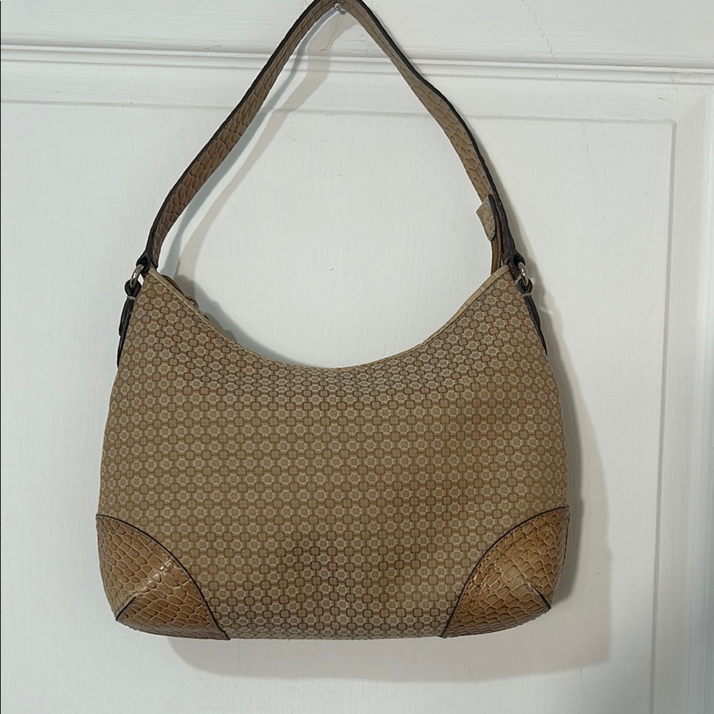 Nine West Brown Patterned Women's  shoulder bag